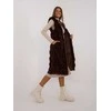 Wool Fashion Italia Liemenė-AT-KZ-2368-1,07-tamsiai ruda