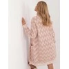 Wool Fashion Italia Kardiganas moterims AT-SW-2340-A.00-tamsiai rožinė