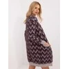 Wool Fashion Italia Kardiganas-AT-SW-2340-A.00-tamsiai violetinė