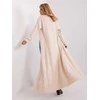 Wool Fashion Italia Kardiganas-AT-SW-2395.30-šviesiai smėlio spalvos