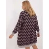 Wool Fashion Italia Kardiganas-AT-SW-2340-A.00-tamsiai violetinė
