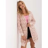 Wool Fashion Italia Kardiganas moterims AT-SW-2340-A.00-tamsiai rožinė