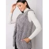 Wool Fashion Italia Liemenė-AT-KZ-22105.11P-tamsiai pilka