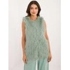 Wool Fashion Italia Liemenė-AT-KZ-2349-1,18-pistacijos