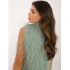 Wool Fashion Italia Liemenė-AT-KZ-2349-1,18-pistacijos