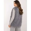 Wool Fashion Italia Liemenė-AT-KZ-2349-1,21-tamsiai pilka