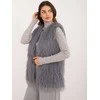 Wool Fashion Italia Liemenė-AT-KZ-2349-1,21-tamsiai pilka