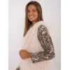 Wool Fashion Italia Liemenė-AT-KZ-2349-1.31P-šviesiai smėlio spalvos