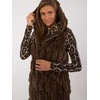 Wool Fashion Italia Liemenė-AT-KZ-2368-1,08-tamsiai ruda