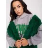 Wool Fashion Italia Liemenė-AT-KZ-2368.00P-tamsiai žalia
