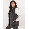 Wool Fashion Italia Liemenė-AT-KZ-2375.00P-tamsiai pilka