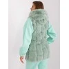 Wool Fashion Italia Liemenė-AT-KZ-2379.96P-pistacijos