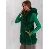 Wool Fashion Italia Liemenė-AT-KZ-2379.96P-tamsiai žalia