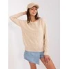 Wool Fashion Italia Megztinis-AT-SW-2231A.00P-šviesiai smėlio spalvos