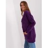 Wool Fashion Italia Megztinis-AT-SW-2241.36P-tamsiai violetinis