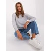 Wool Fashion Italia Megztinis-AT-SW-2325.95P-šviesiai pilkas