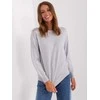 Wool Fashion Italia Megztinis-AT-SW-2325.95P-šviesiai pilkas