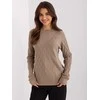 Wool Fashion Italia Megztinis-AT-SW-2326.37X-tamsiai smėlio spalvos
