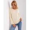 Wool Fashion Italia Megztinis-AT-SW-232901.25X šviesiai smėlio spalvos