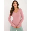 Wool Fashion Italia Megztinis-AT-SW-2334.49-tamsiai rožinis