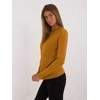 Wool Fashion Italia Megztinis-AT-SW-2338-2.00-tamsiai geltonas