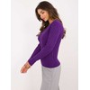 Wool Fashion Italia Megztinis-AT-SW-2338-2,61-tamsiai violetinis