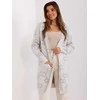 Wool Fashion Italia Megztinis-AT-SW-23401-A.86-šviesiai pilkas