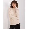 Wool Fashion Italia Megztinis-AT-SW-2340.10-šviesiai smėlio spalvos