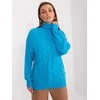 Wool Fashion Italia Megztinis-AT-SW-23401.97P-mėlynas