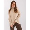 Wool Fashion Italia Megztinis-AT-SW-23401.97P-smėlio spalvos