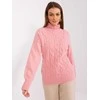 Wool Fashion Italia Megztinis-AT-SW-23401.97P-šviesiai rožinis