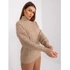 Wool Fashion Italia Megztinis-AT-SW-23401.97P-šviesiai rudas