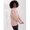 Wool Fashion Italia Megztinis-AT-SW-23401.97P-tamsiai rožinis