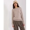 Wool Fashion Italia Megztinis-AT-SW-2340.43-smėlio spalvos
