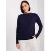 Wool Fashion Italia Megztinis-AT-SW-2340.80 - tamsiai mėlynas
