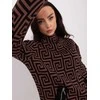 Wool Fashion Italia Megztinis-AT-SW-2341.00P-tamsiai rudas
