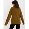 Wool Fashion Italia Megztinis-AT-SW-2342-1,35-alyvuogių