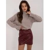 Wool Fashion Italia Megztinis-AT-SW-2342-1,35-smėlio spalvos