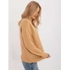 Wool Fashion Italia Megztinis-AT-SW-2342-1,35-šviesiai rudas