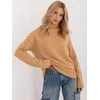 Wool Fashion Italia Megztinis-AT-SW-2342-1,35-šviesiai rudas