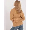 Wool Fashion Italia Megztinis-AT-SW-2342-1,35-šviesiai rudas