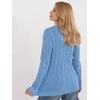 Wool Fashion Italia Megztinis-AT-SW-2343.88-mėlynas