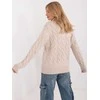 Wool Fashion Italia Megztinis-AT-SW-23445.00-šviesiai smėlio spalvos