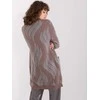 Wool Fashion Italia Megztinis-AT-SW-234501.00P-tamsiai rudas