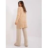 Wool Fashion Italia Megztinis moterims AT-SW-234503.00P, smėlio spalvos