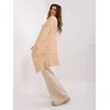 Wool Fashion Italia Megztinis moterims AT-SW-234503.00P, smėlio spalvos