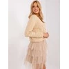 Wool Fashion Italia Megztinis-AT-SW-2346-2,99P-smėlio spalvos
