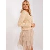 Wool Fashion Italia Megztinis-AT-SW-2346-2,99P-smėlio spalvos
