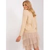 Wool Fashion Italia Megztinis-AT-SW-2346-2,99P-smėlio spalvos