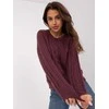 Wool Fashion Italia Megztinis-AT-SW-2346-2,99P-tamsiai violetinis